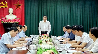 Ban Nội chính Tỉnh uỷ làm việc với Thường trực Thành ủy Tuyên Quang và Thường trực Huyện ủy Hàm Yên về việc giải quyết đơn, thư, vụ việc